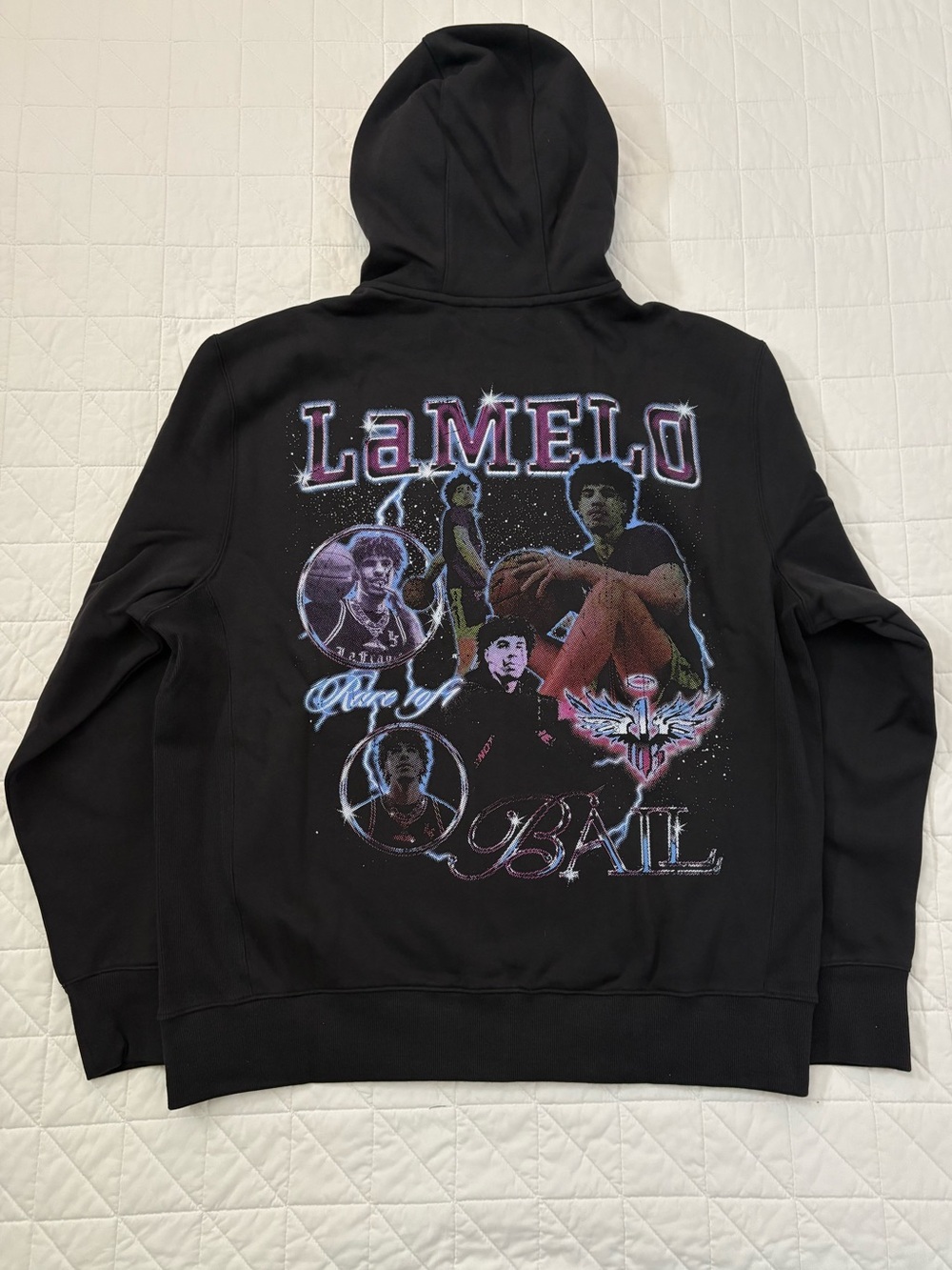 PUMA LaMelo Ball Full Zip Graphic Hoodie - Black Mens XL NWT Basketball Rare